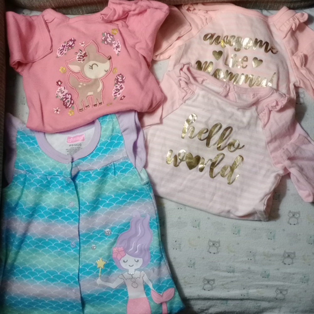 FOUR PIECE - 0-3 & 3-6mo BUNDLE
